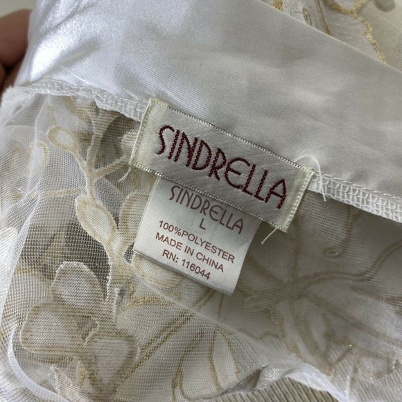VINTAGE ROBE SINDRELLA Dressing Gown Open Front - Picture 11 of 11
